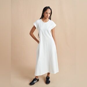 La Ligne NWOT Andie t-shirt Dress in White size S